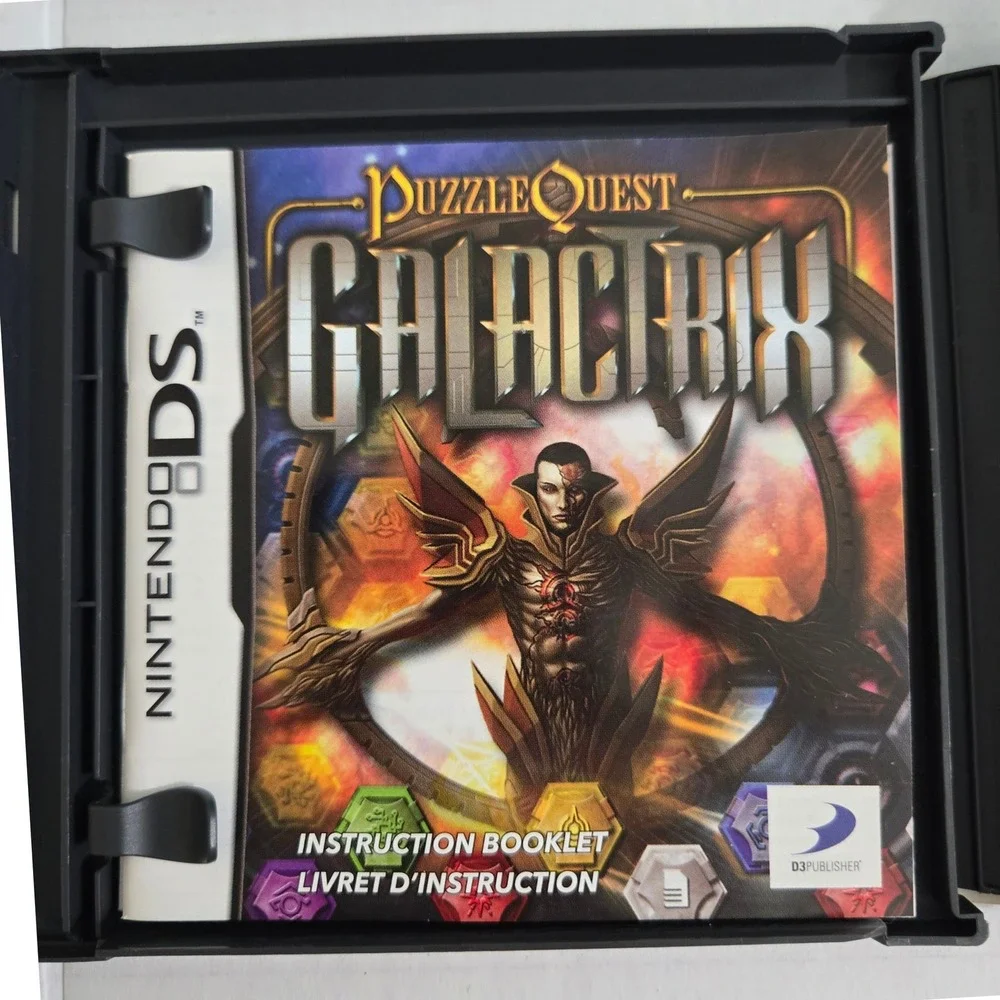 Puzzle‎ Quest Galactrix Nintendo DS 2009 CIB Complete With Manual D3 Publisher